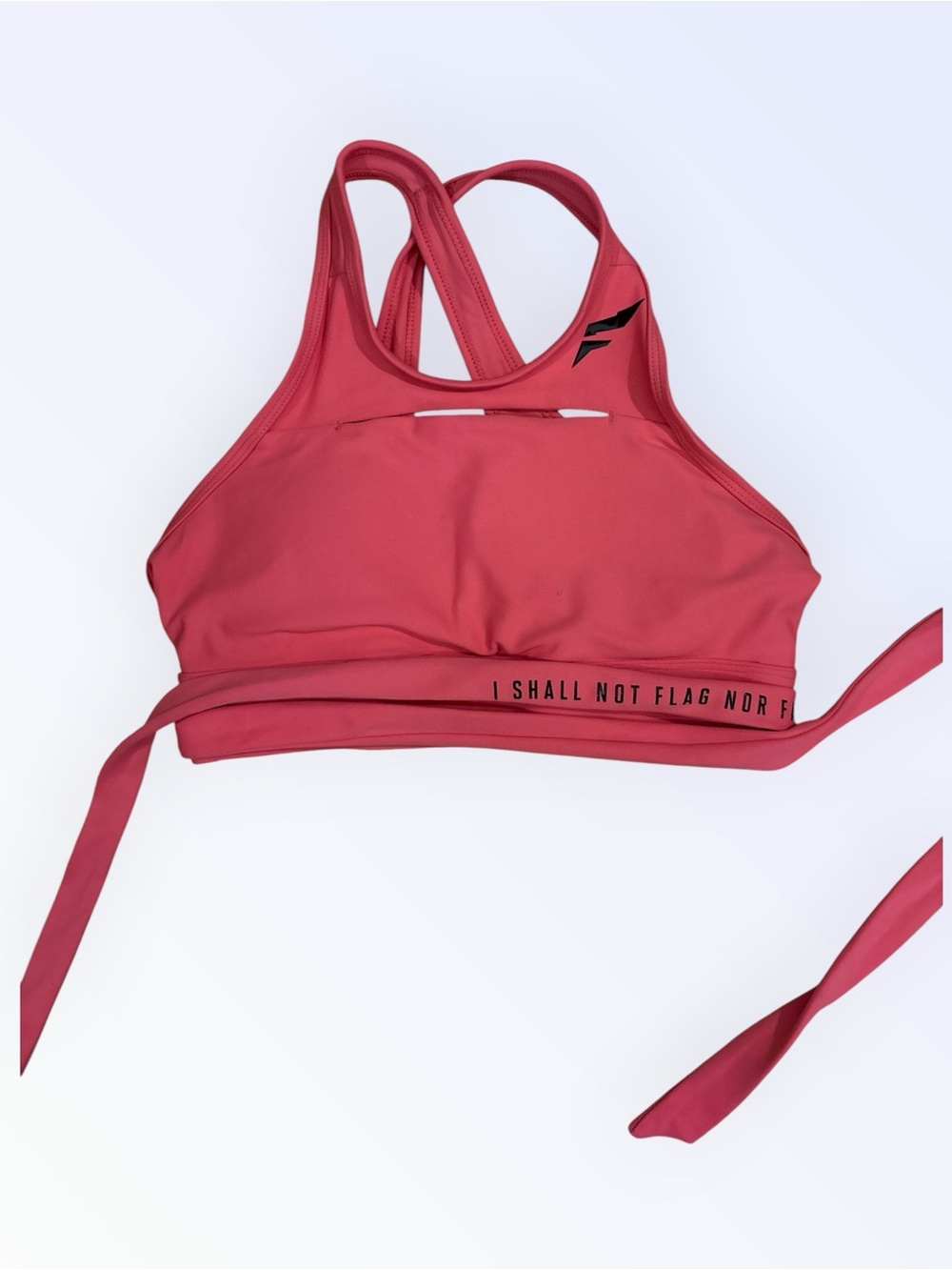Flag nor Fail NAVARAH SPORTS BRA - SALMON